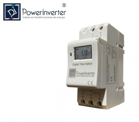 TIMER DIGITAL PROGRAMABLE 12VDC/16A